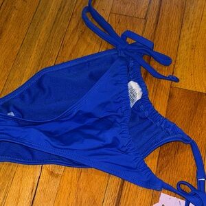 Blue Triangle Bikini Bottoms